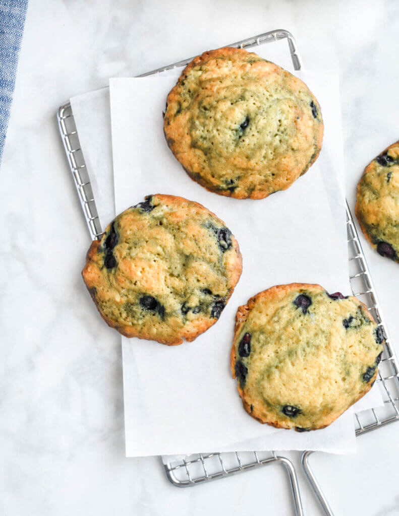 Blueberry Muffin Tops - Herbs & Flour