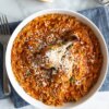 chicken youvetsi orzo in tomato sauce