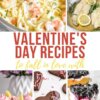Valentine's Day Recipes Collage