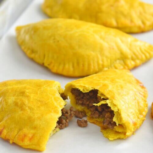 Jamaican Beef Patties - Herbs & Flour