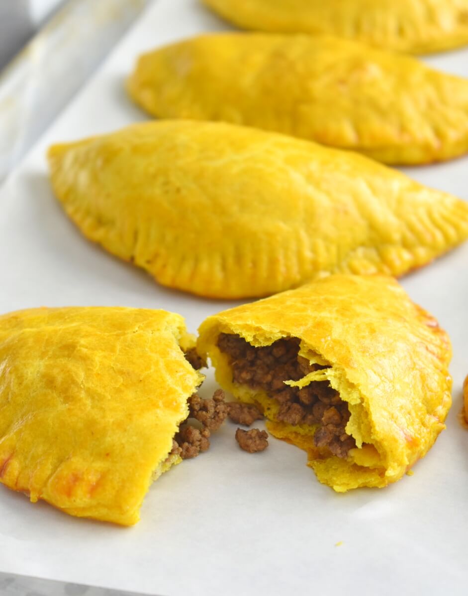 Jamaican Beef Patties - Herbs & Flour