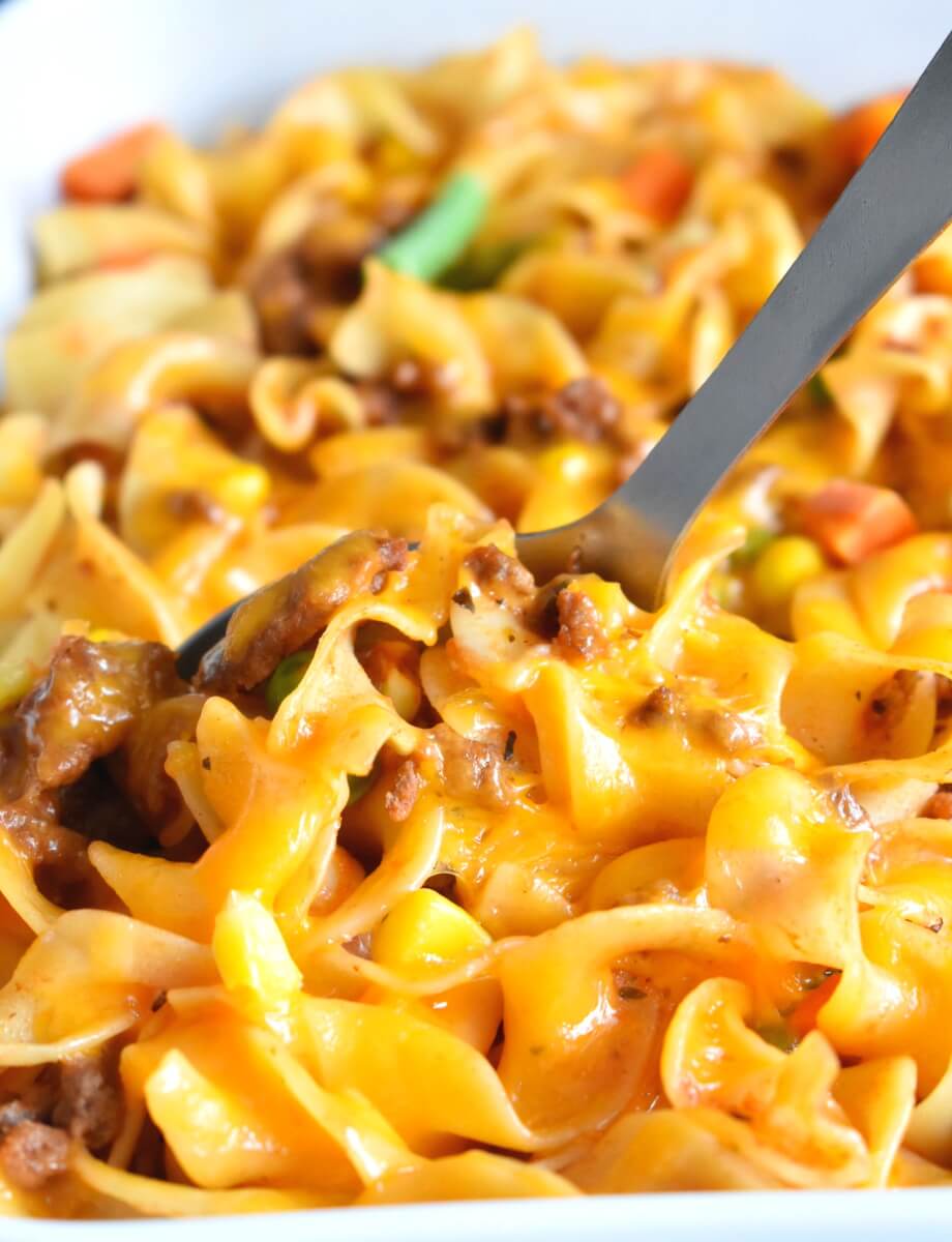 Noodle Casserole With Ground Beef at Linda Lamarche blog