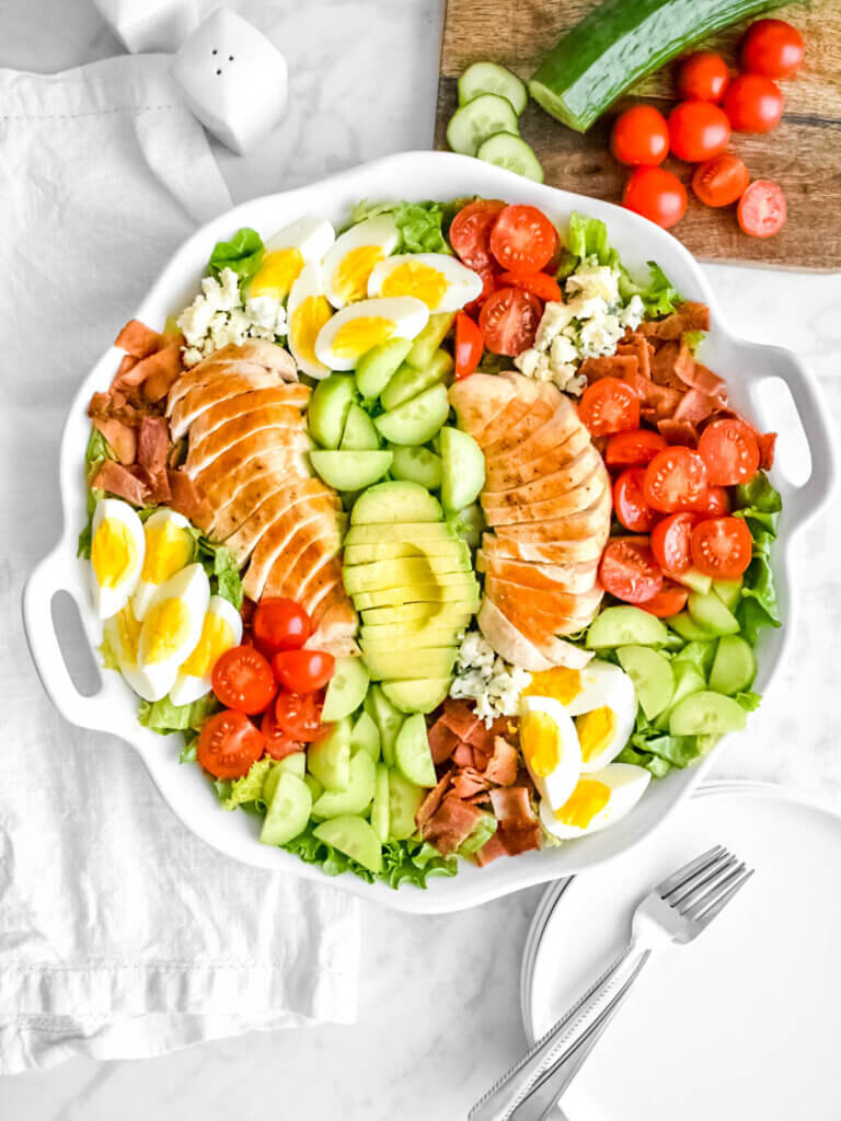 Cobb Salad with Honey Mustard Vinaigrette