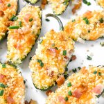 Baked Jalapeno Poppers with Panko Topping