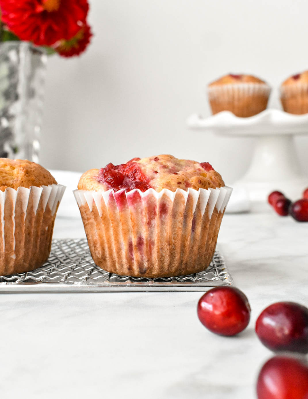 Cranberry Sauce Muffins