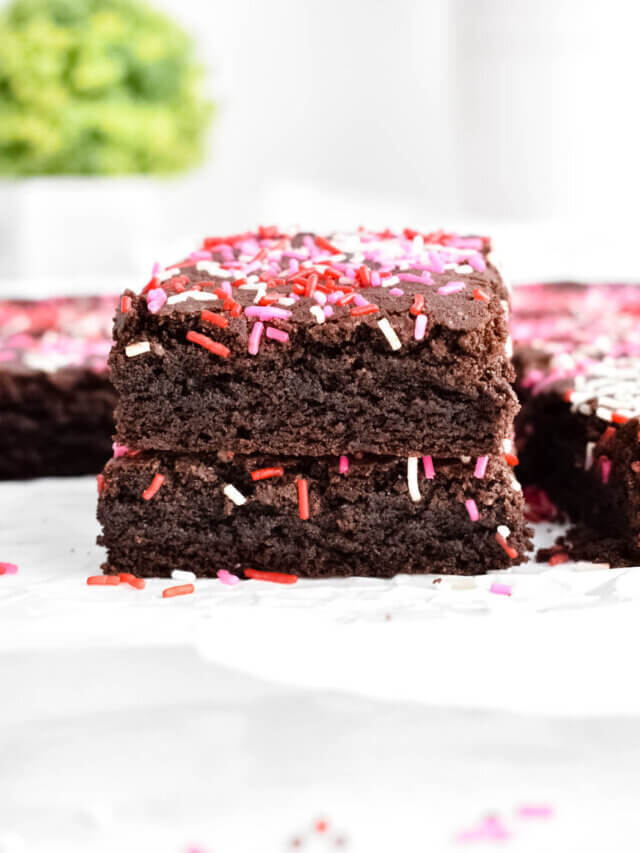 Easy Valentine’s Day Brownies