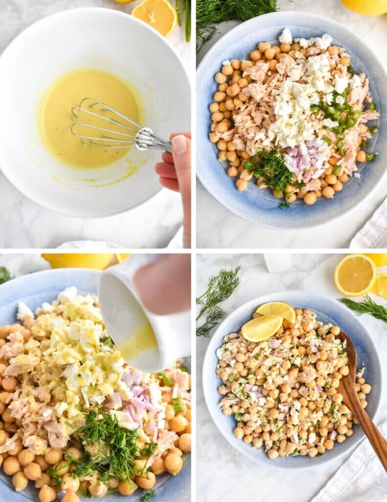 Steps to Make Chickpea Salad with Tuna