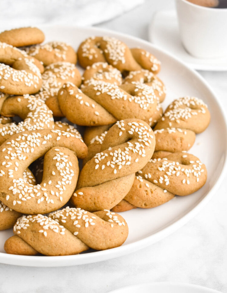 Greek Olive Oil Cookies (Vegan) Koulourakia Ladiou Herbs & Flour