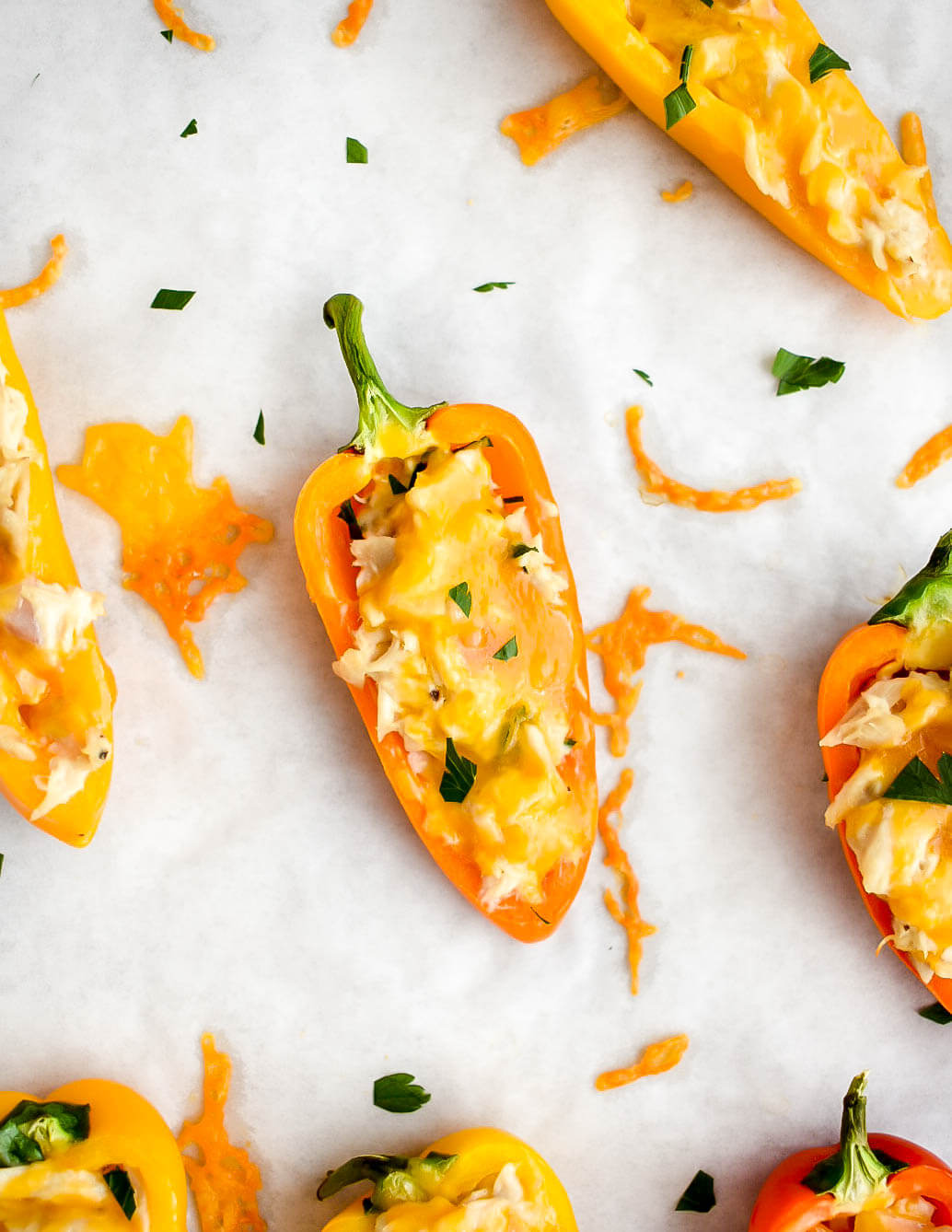 Healthy Tuna Melt Stuffed Peppers Recipe Herbs & Flour