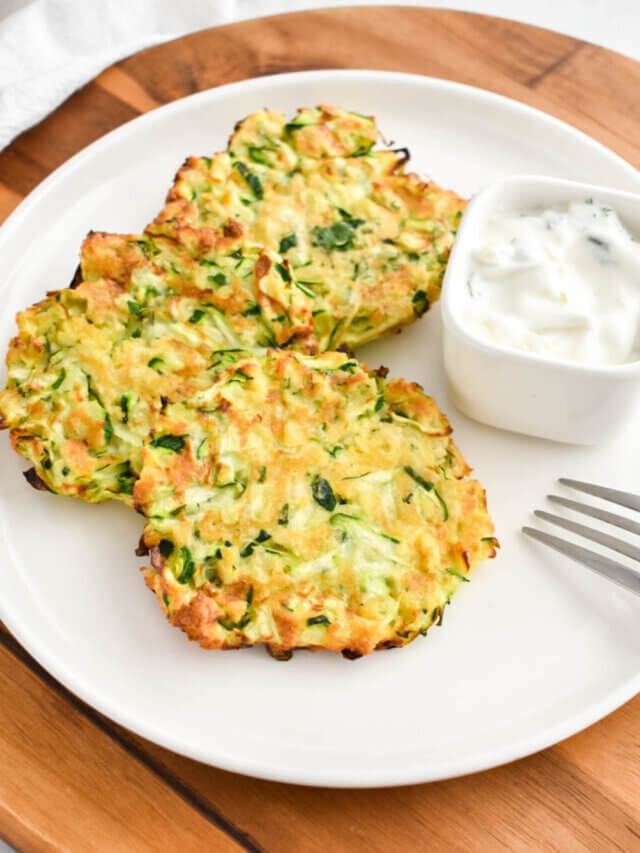 Quick and Easy Air Fryer Zucchini Fritters