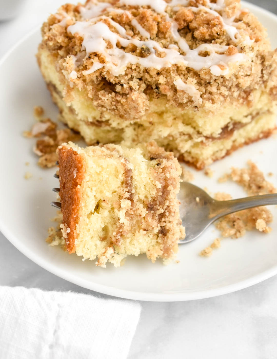 Classic Cinnamon Coffee Cake Recipe - Herbs &amp; Flour