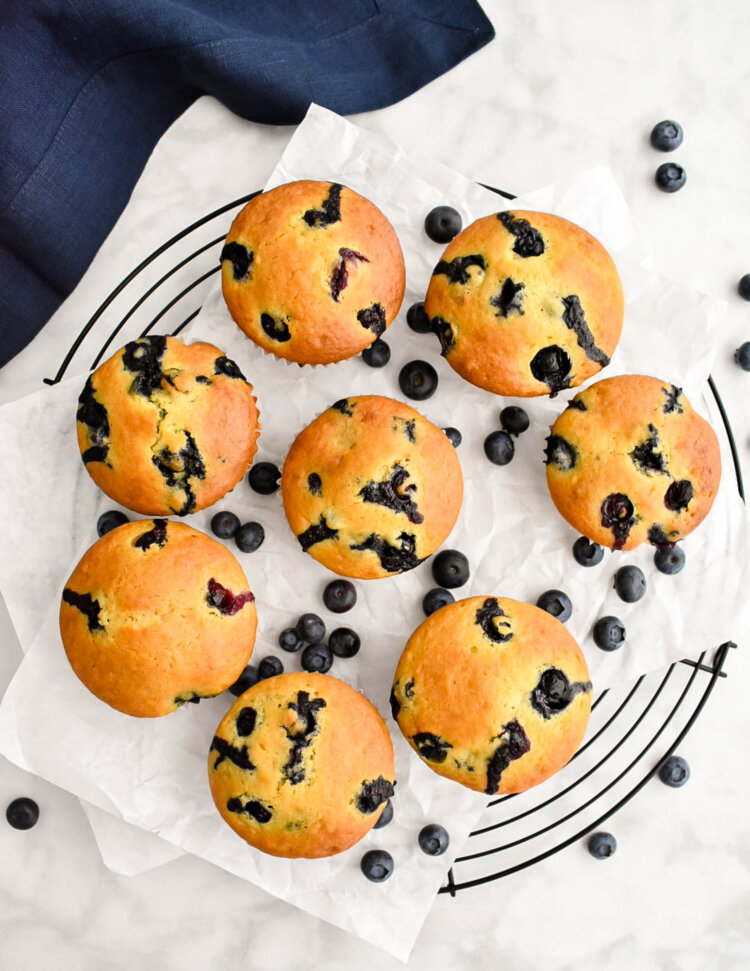 Buttermilk Blueberry Muffins Recipe Herbs & Flour